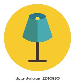 night lamp icon vector image with white background