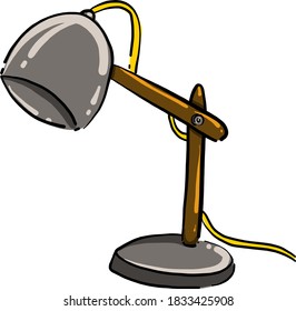 Nachtlampe, Illustration, Vektorgrafik auf weißem Hintergrund