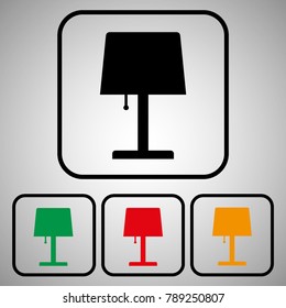 night lamp set icons