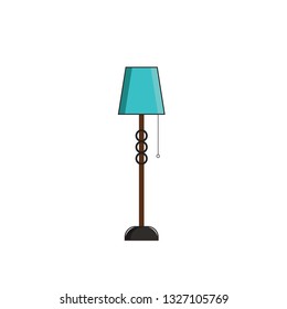 night lamp vector icon