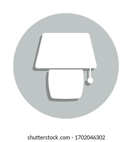 icono de la placa de luz nocturna. Glifo simple, vector plano de iconos web para ui y ux, sitio web o aplicación móvil