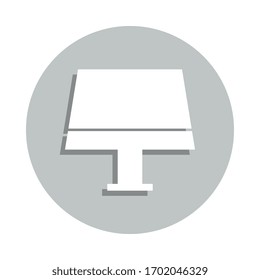 night light badge icon. Simple glyph, flat vector of web icons for ui and ux, website or mobile application