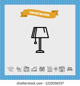 night light icon vector
