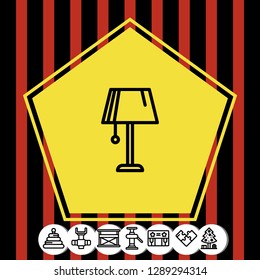 night light icon vector