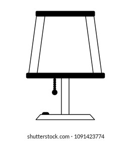 night light lamp in black and white colors