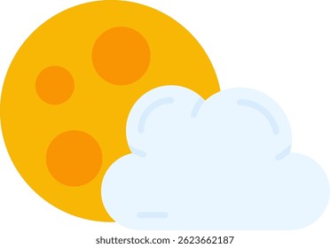 Design de ícone de vetor de linha noturna