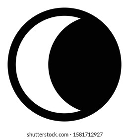 night mode icon glyph vector design