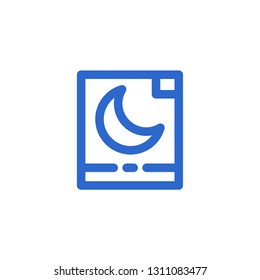 Night Mode Icon , Moon Logo , User Interface Symbol