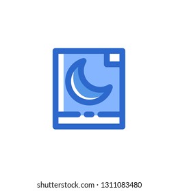Night Mode Icon , Moon Logo , User Interface Symbol