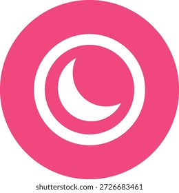 Nachtmodus Vektor Symbol Design Illustration