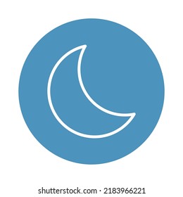 night moon Isolated Vector icon which can easily modify or edit

