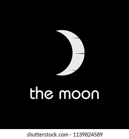 night moon logo vector