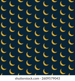 Night Moon seamless pattern background, abstract vector wall background pattern for kids