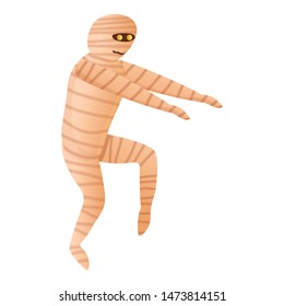 Night mummy icon. Cartoon of night mummy vector icon for web design isolated on white background