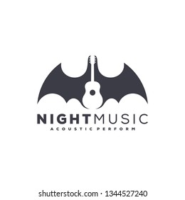 night music logo design