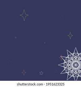 Night New Year Chaotic Mystery Magic Ornament. Holiday Snowflake Green Christmas Colorful Stars Design Pic. Pastel Mandala Purple Pink White Wallpaper. Orange Winter Cozy Sky Violet Wallpaper.