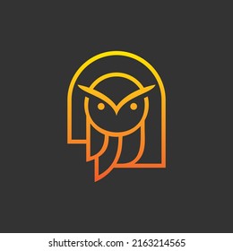 Nachtschüssel Modernes, minimalistisches Vektorlogo - Design-Vorlage