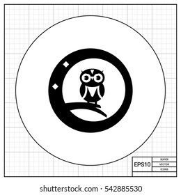 Night Owl Simple Icon