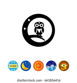 Night Owl Simple Icon