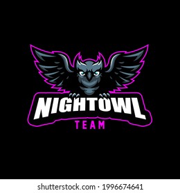 Night Owl Team Esport Logo