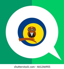 Night Owl Vector Icon