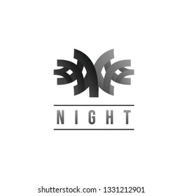 Night Ownl Vector Logo Template