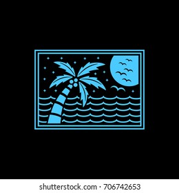 Night Palm Logo