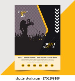 Night Party Club Flyer Template Design