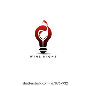 Night party creative icon, party night, night out, idea, vector illustration