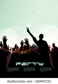 Night party, festive background. Eps 10 
