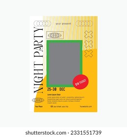 Night Party Flyer Template Design