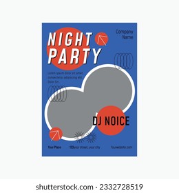 Night Party Flyer Template Design