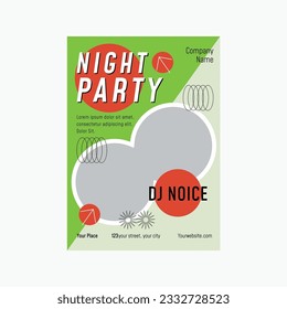 Night Party Flyer Template Design