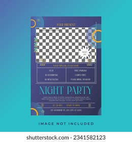 Night Party Flyer Template Design