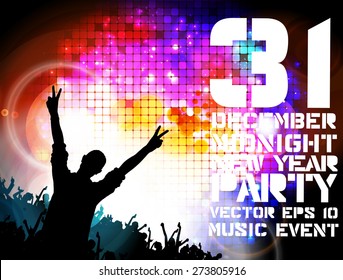 Night party, vector