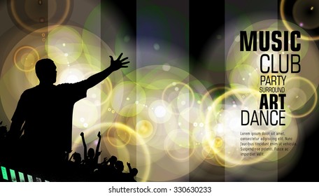 Night party, vector