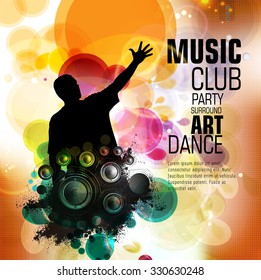 Night party, vector