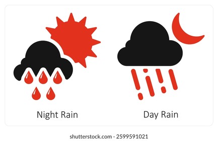 Night Rain and Day Rain