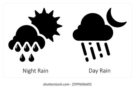 Night Rain and Day Rain