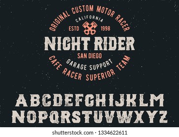 6,840 Garage fonts Images, Stock Photos & Vectors | Shutterstock