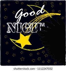 Night scene with stars
