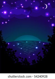 night sea, eps10 format