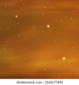 Night shining starry sky, blue space background with stars, space. beautiful night sky.