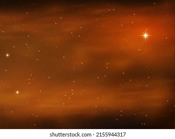 Night shining starry sky, blue space background with stars, space. beautiful night sky.