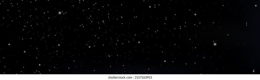 Night shining starry sky, blue space background with stars, space. beautiful night sky.