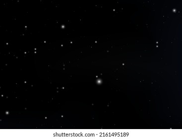 Night shining starry sky, blue space background with stars, space. beautiful night sky.