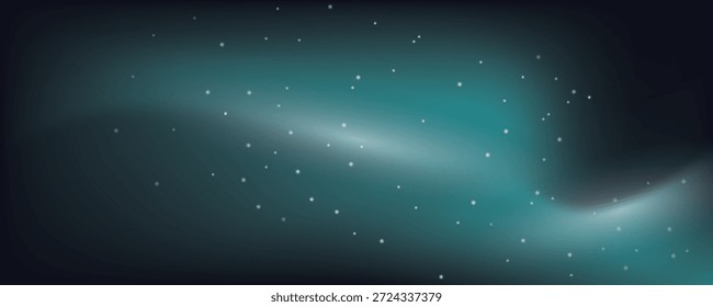 Noche que brilla cielo estrellado, fondo azul del espacio con las estrellas, cosmos