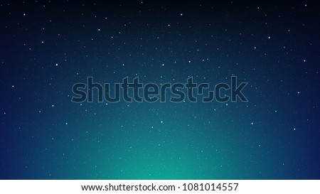 Similar – Image, Stock Photo Blue Night Starry Sky Above Lonely Tree In Meadow. Glowing Stars And Wood In Summer Countryside Landscape.