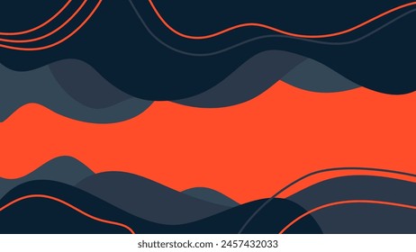 night sky abstract background. an elegant background that combines the evening waves. evening sapce concept with navy nuances