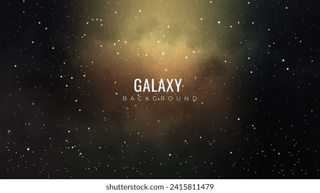 Night sky background. Gradient galaxy background. Cosmos background with stardust effect.